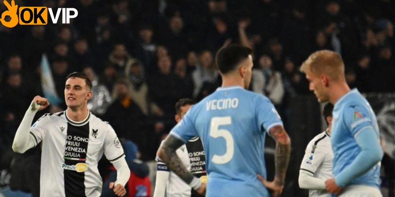 trận đấu kịch tính giữa lazio và udinese