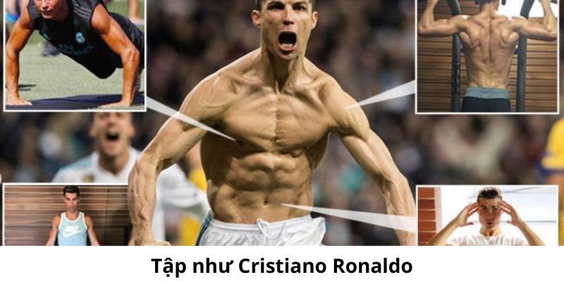 Cristiano Ronaldo tập luyện