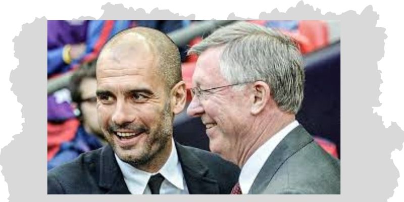 Pep GUardiola và Sir Alex Ferguson