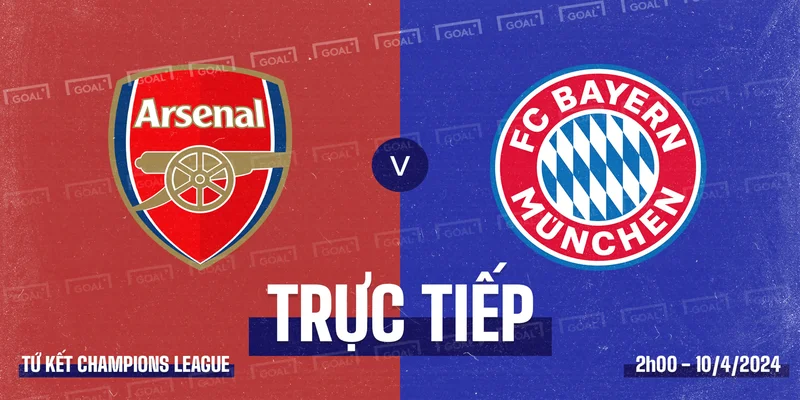 Trận đấu lượt đi đầy căng thẳng của Bayern Munich và Arsenal