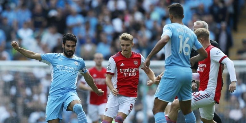 Kết quả bóng đá giữa ManCity và Arsenal