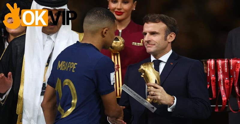 Mbappe dành danh hiệu chiếc giày vàng vào năm 2022