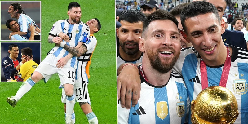 Cặp đôi song sát Angel Di Maria và Leo Messi