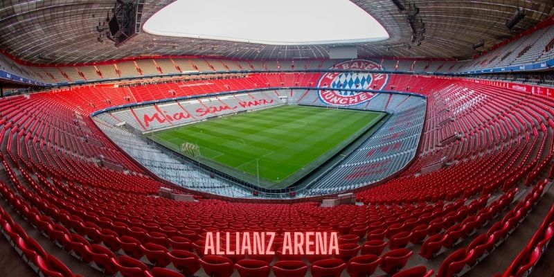 Sân vận động Allianz Arena - nơi tổ chức lễ khai mạc và trận mở màn